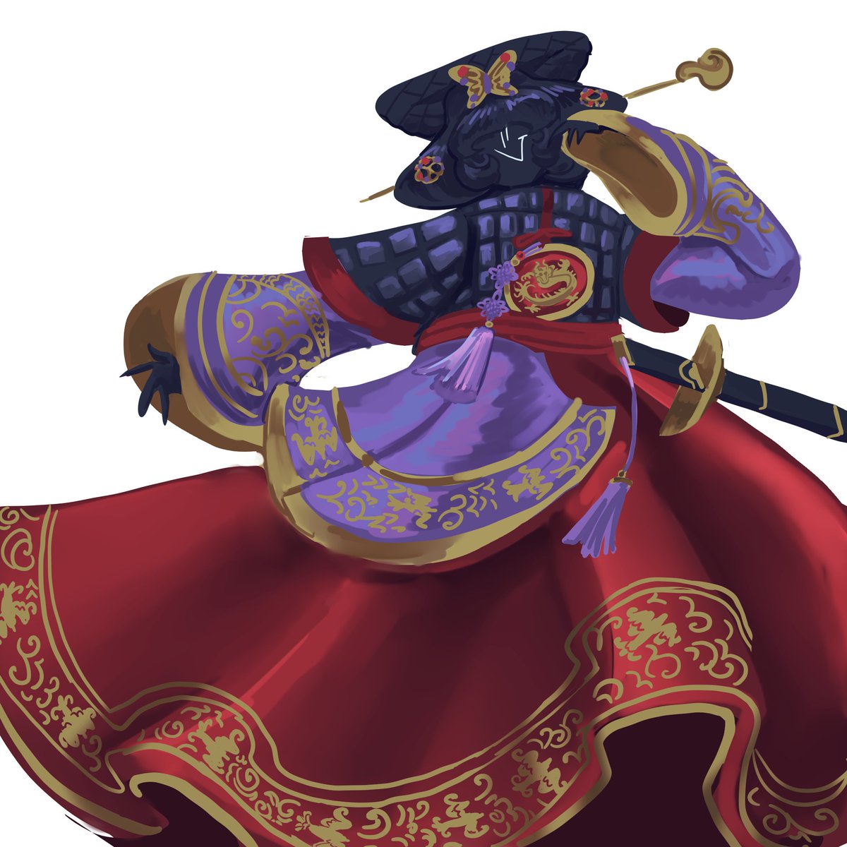 happy lunar new year!! I drew mime and ire in celebration, 
#graceroblox #robloxgrace