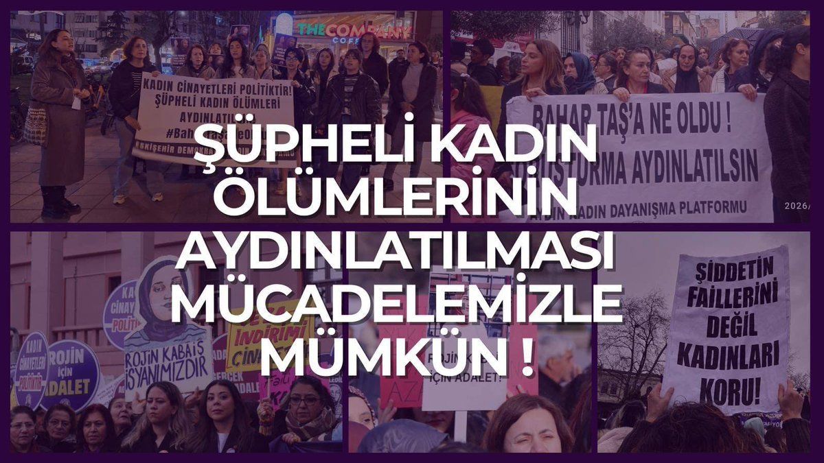 Bahar için adalet istiyoruz! 
Bu ülkede kadınlar için yaşamak her gün daha da zorlaşıyor. 
Rojin için Bahar için adalet istemek, tüm kadınlar yaşasın diye güçlenmek anlamına geliyor aynı zamanda…Bıkmadan tekrar edeceğiz… #RojindenBaharaİsyandayız