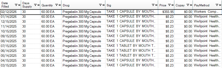 Hey <a href="/mcuban/">Mark Cuban</a> checkout this example of bypassing the PBM!  For nearly a year my pharmacy had billed the PBM handling this patient's workers comp claims. This month I found a way to bypass the PBM and go direct to employer plan. Look at the difference in price (reimbursement).  It's