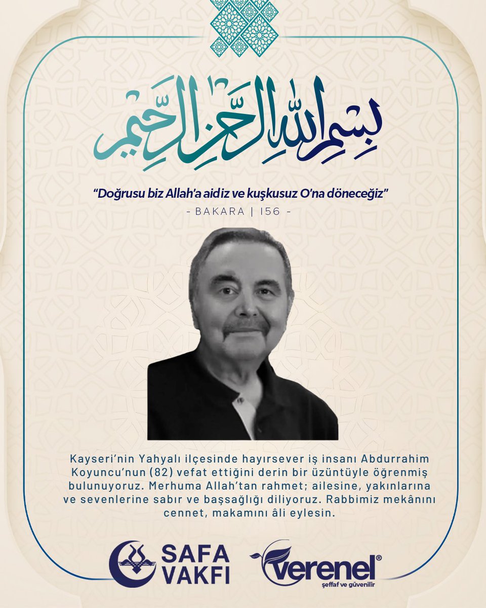 Safa Vakfı tweet media