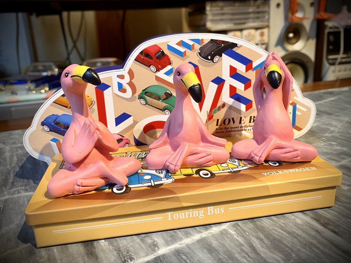 Yoga Flamingo Ornament☆