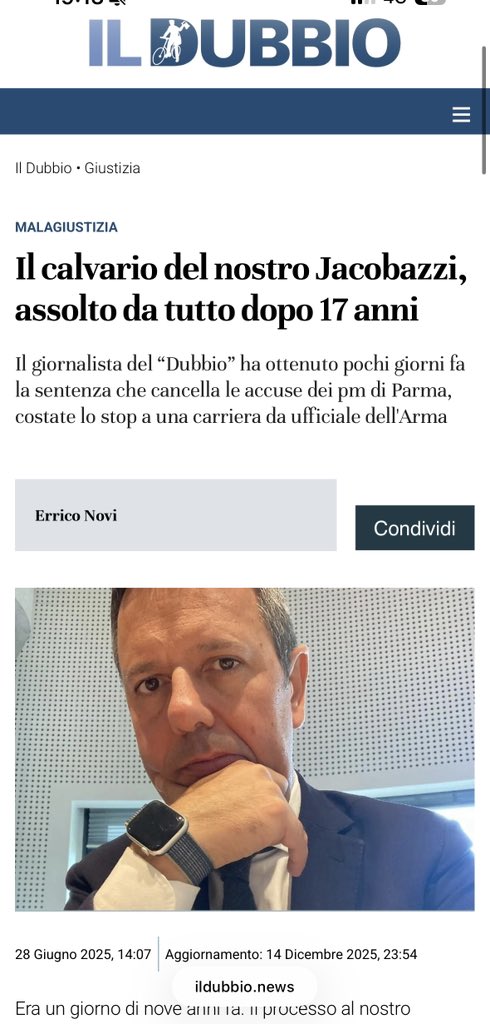 Vita distrutta. Carriera distrutta. 
3600 euro di risarcimento dopo 17 anni .
Una vergogna. 
Andrò convintamente a votare #SI 
#Jacobazzi