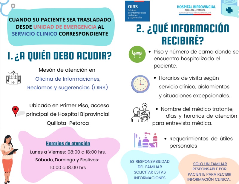 🔷Les compartimos esta información relevante para quienes tienen algún familiar hospitalizado.
⬇⬇