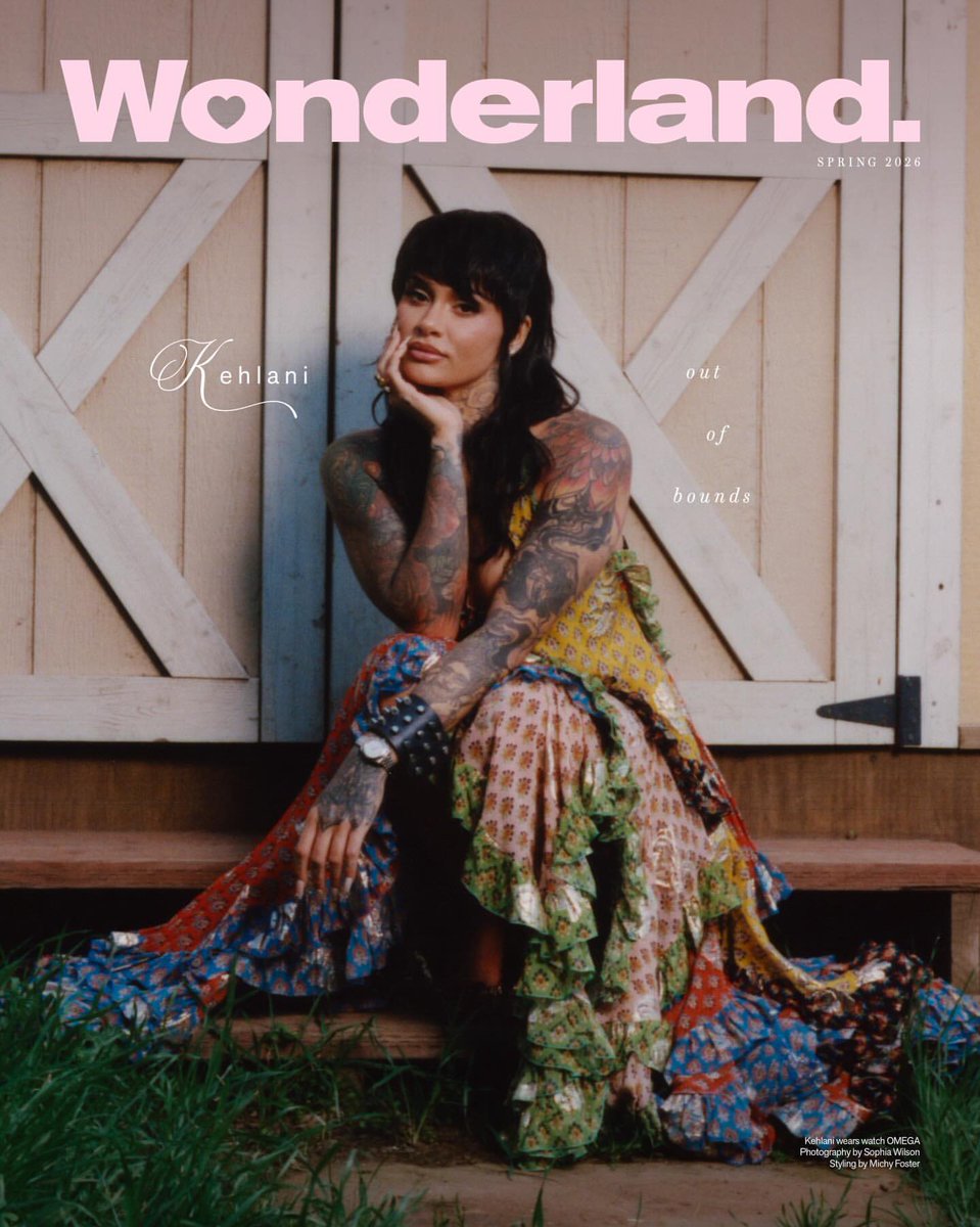 rapalert6's tweet photo. Kehlani covers the Spring 26’ issue of Wonderland Magazine. 
📸 by: Sophia Wilson https://t.co/mkeYaFkCJs