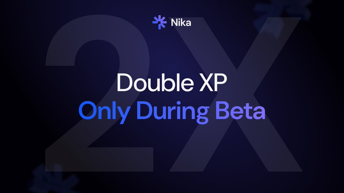 2X XP multiplier during Beta.

All Beta traders receive double XP on every spot and perp trade before public rollout.

Early access pays. Make it count.