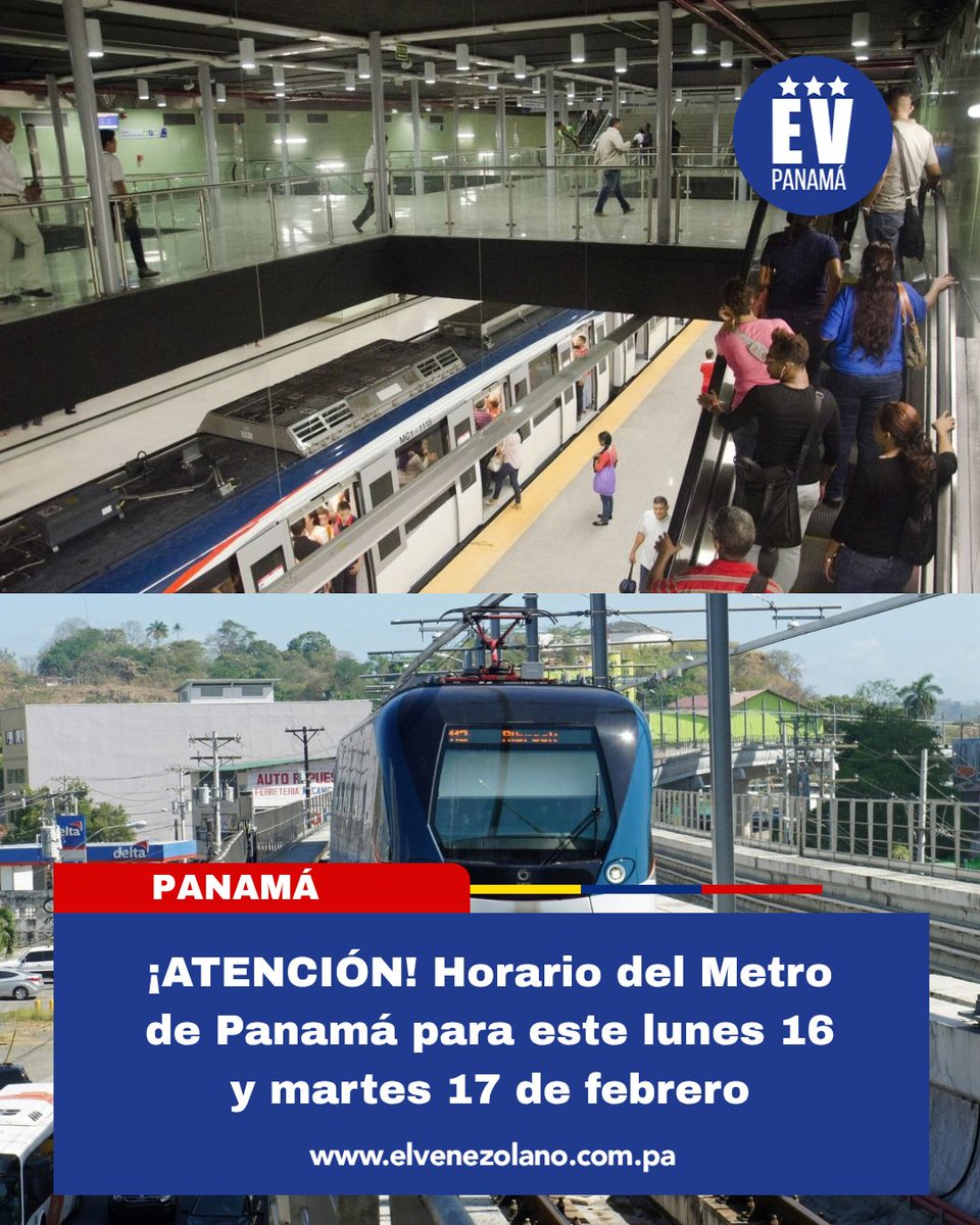 ¡TOMEN NOTA!✍️ Pendientes también a las prohibiciones dictadas por las autoridades <a href="/elmetrodepanama/">El Metro de Panamá</a> 

#ElVenezolanoPanamá