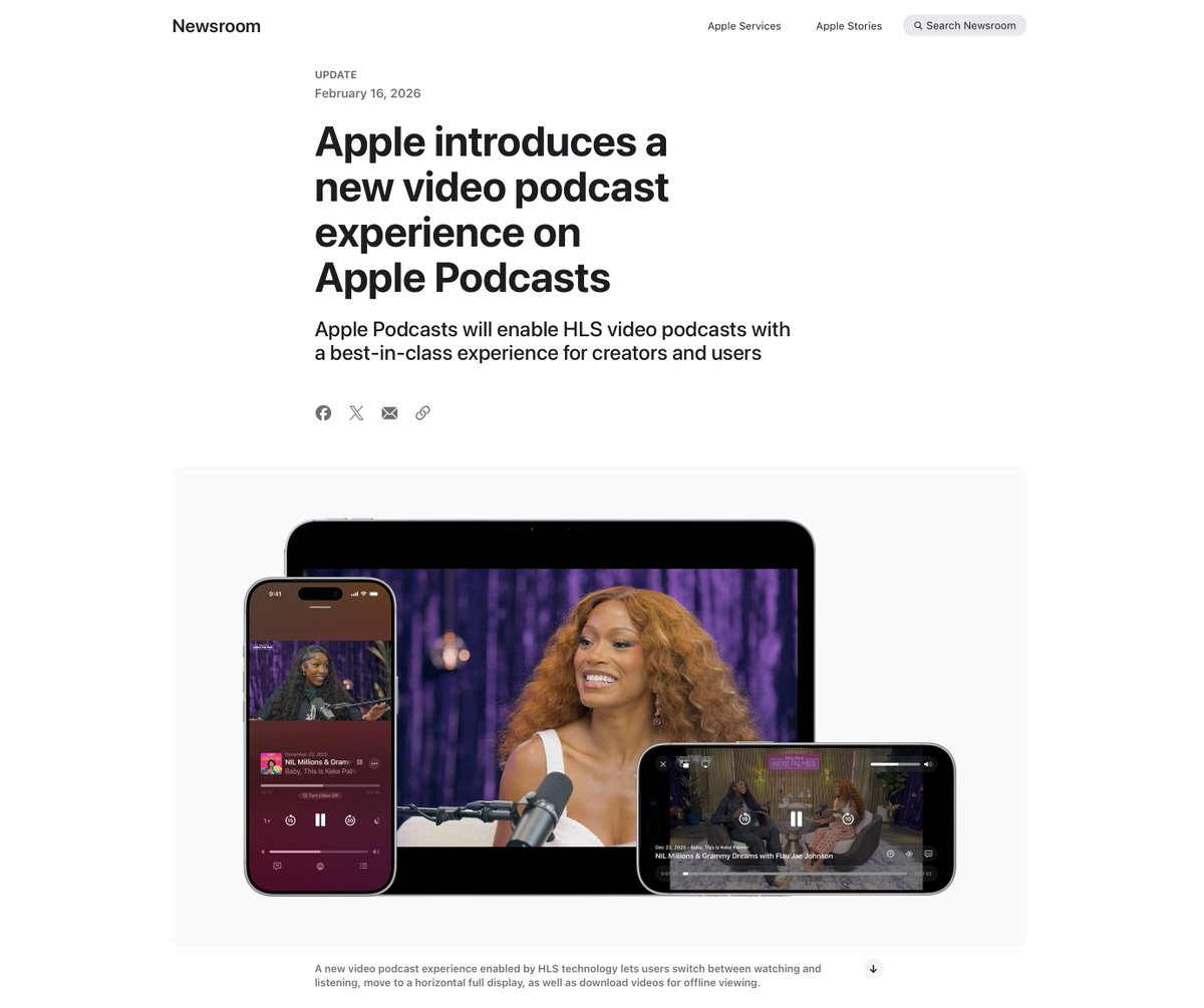 stephenrobles's tweet image. Apple Podcasts is adding VIDEO for real! This is exactly what I have been asking for. Gonna dive in and see how this works, will be covering soon!