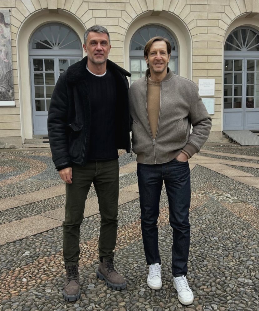 📸 Paolo Maldini with Massimo Ambrosini
