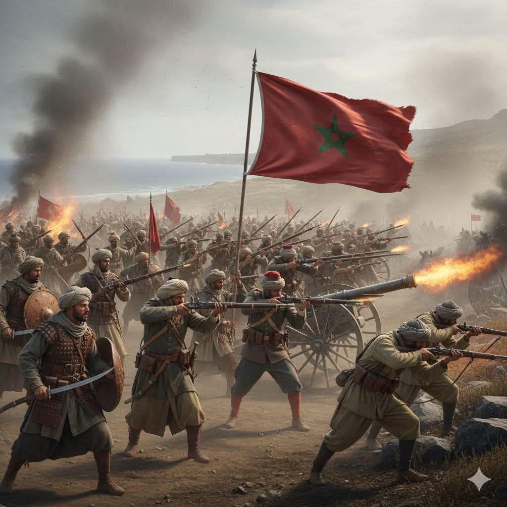 أغلبية المغاربة، خصوصًا بعض أبناء هذا الجيل، لا يدركون أن أسلافهم كانوا أهل قوة وبأس، وأن الحروب بالنسبة إليهم لم تكن استثناءً بل جزءًا من واقعهم التاريخي. هذا ليس تضخيماً ولا فبركة، بل حقائق يذكرها التاريخ.
اقرؤوا تاريخ بلادكم…لتدركوا أن ما نعيشه اليوم مرحلة بناء، لا مرحلة عجز.