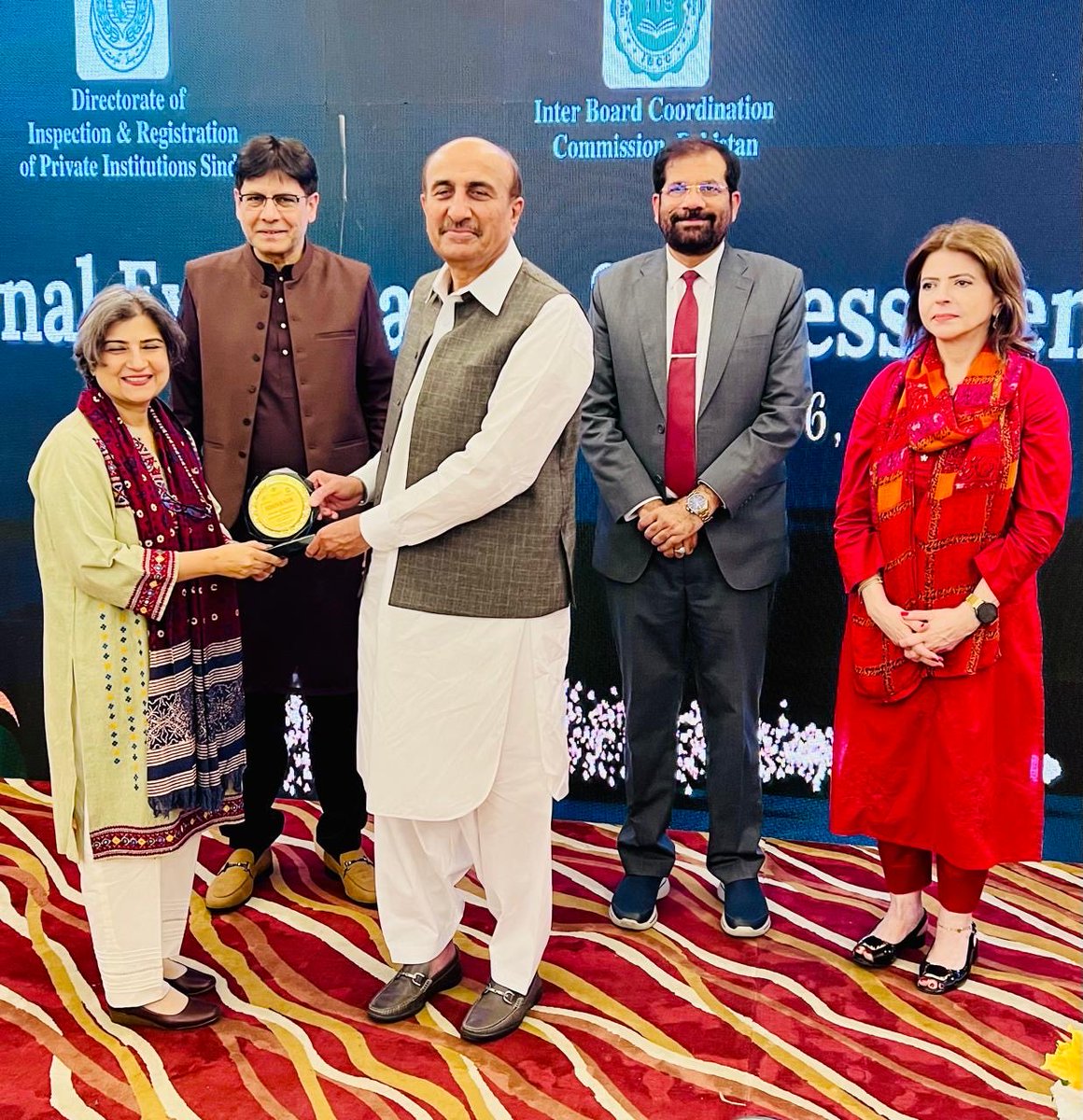 MIsmailRahoo's tweet photo. Khi, Feb 16, 2026: National Examination and Assessment Summit 2026 was held, jointly organised by IBCC - Pak, All Sindh Private Schools and Colleges Association and Directorate of Inspection and Registration of Private Institutions Sindh. 

The event served as an important platform for dialogue on curriculum development, assessment standards, regulatory frameworks, and strengthening coordination among educational boards nationwide.
Reps of education Dept, U&B, IBCC Pak, Private Schools & Colleges Association, Chairmen of Educational Boards of Sindh as well as Islamabad, Punjab and KPK, Academicians and others distinguished were attendees.