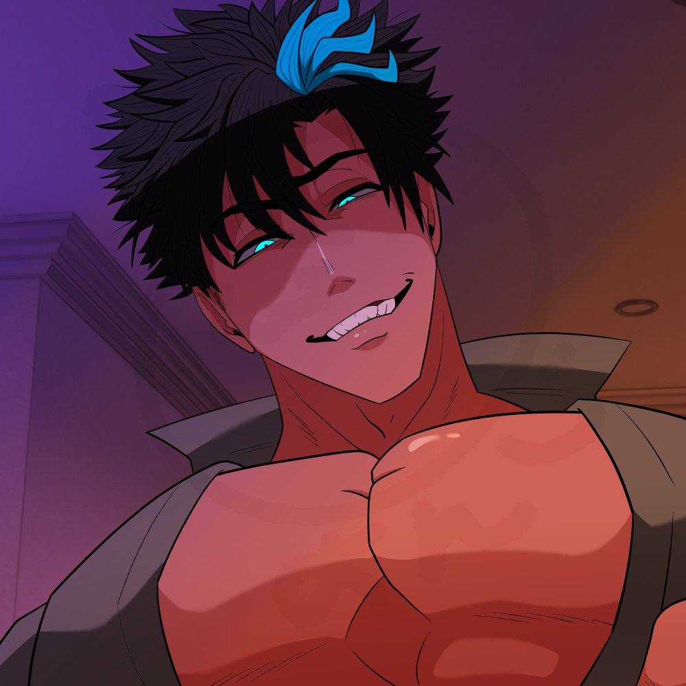 #ocfanart
#giftart
<a href="/KRMNJ1123/">Keep</a> 

「俺を見ろ...💙」

Toei~
This one was fun~

🫦