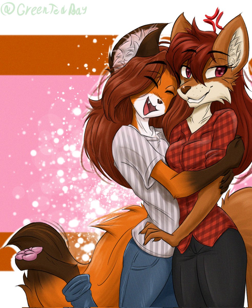 GreenTeaBay's tweet image. Laura and Cassidy for @Khiba024 
Thank you ✨
#twokinds #twokindsart