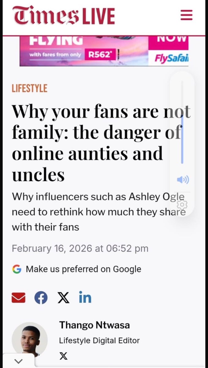 Worth a read … Times Live

RESILIENT SWEET GULUVA 
WE CHOOSE SWEET GULUVA 
#SweetGuluvaIsAForce
#GuluvaAkhonamathembaZwane