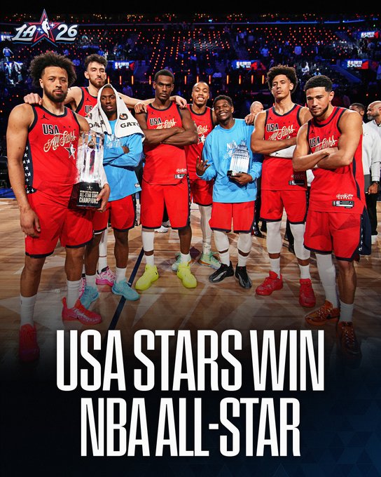 Javier_Panzardo's tweet image. 🏀🏆 #Basquet | Los #USAStarts ganaron el #AllStarNBA

javierinfodeportiva.blogspot.com/2026/02/basque…