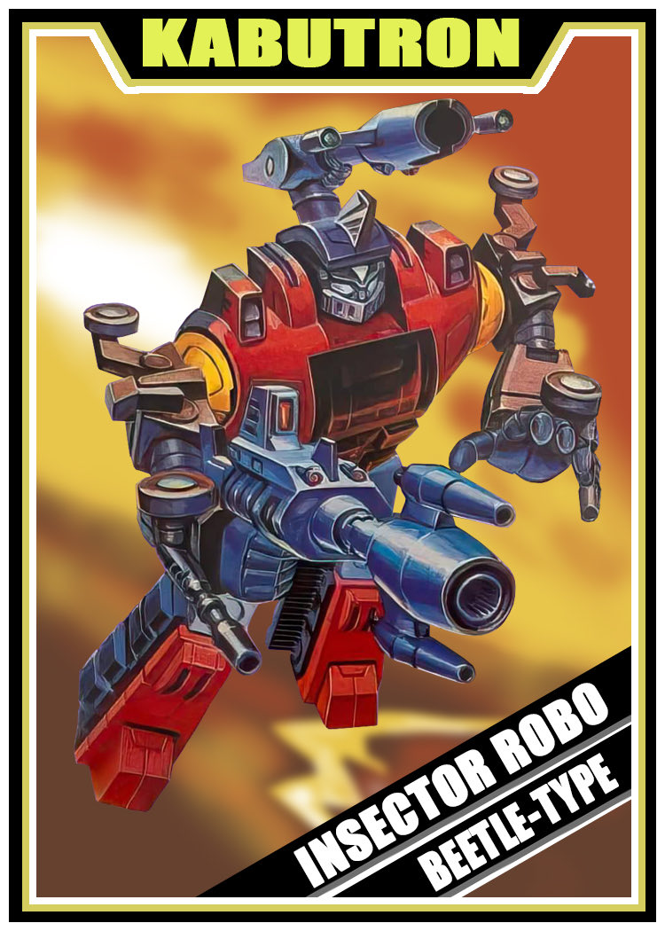 #Diaclone #Waruder Insector Robo Kabutron  Beetle-Type Improved