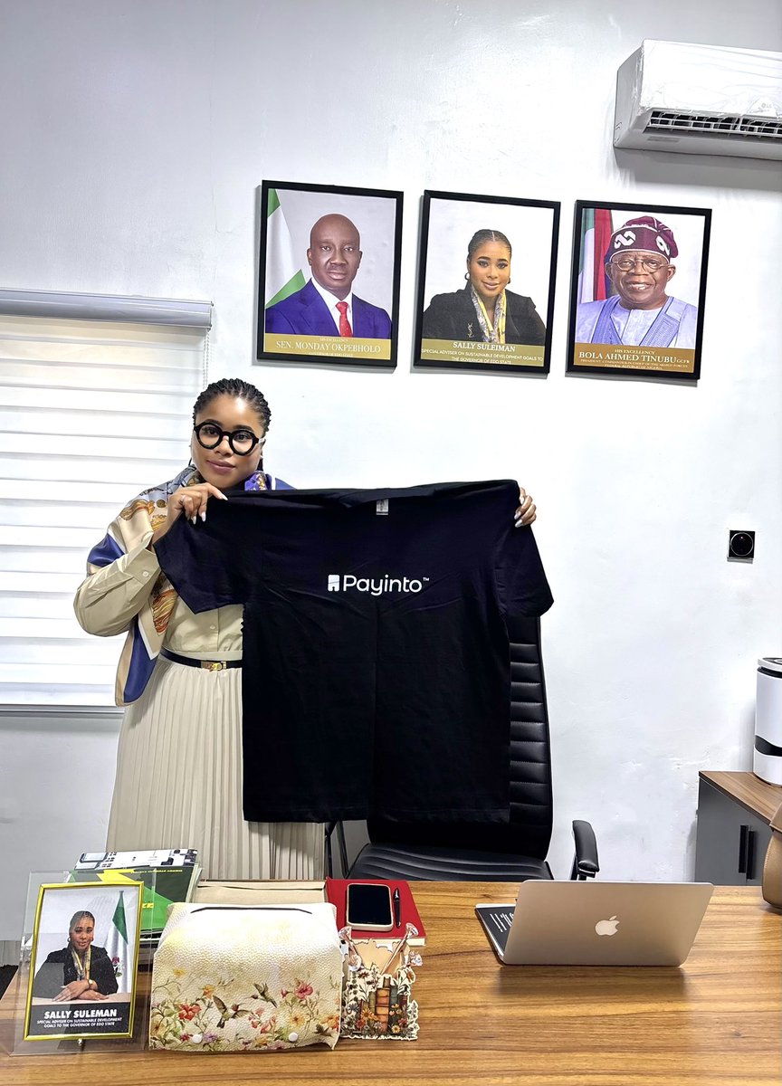 officesasdgedo's tweet photo. Last week, the Special Adviser on SDGs @is_salsu received the Payinto team during a courtesy visit to her office.

The team formally invited the SA to their upcoming launch event and introduced Payinto as a digital financial platform focused on structured savings

#EdoStateSDGs https://t.co/WAqYlAg2mi