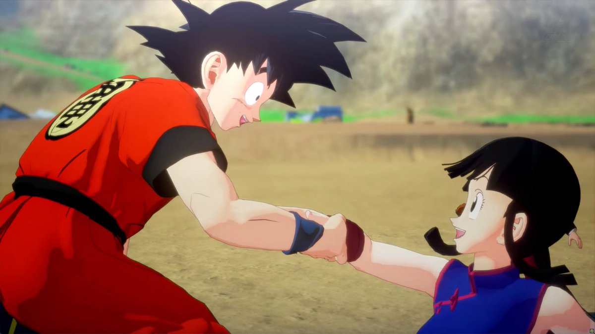 Me gusta la forma en que los Gi de Goku y Chi-Chi se complementan:
Goku con dogi rojo y muñequeras azules; y Chi-Chi con dogi azul y muñequeras rojas, me parece bastante tierno y simbólico por cómo ellos también se complementan mutuamente❤️💙