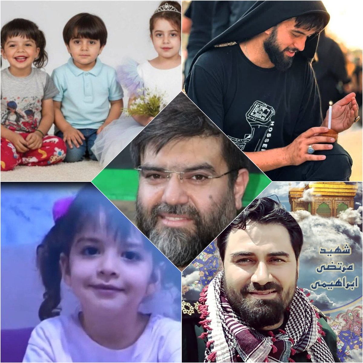 زندگی هر شهید یه قصه از امید و زندگیه
این‌ها مثل ما بودن (پدر، مادرودختر،پسر...)
که به خو.ن غلتیدن.

#۲۴۲۷_شهید_ترور