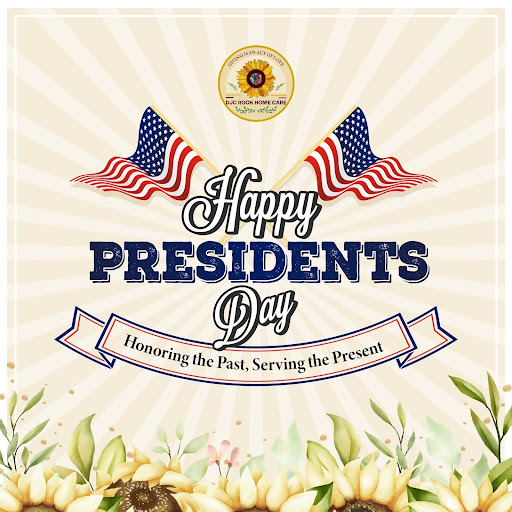 DJC_RockHomCare's tweet photo. Honoring service this Presidents’ Day. DJC Rock Home Care reflects leadership through compassion &amp; integrity.   

Call 480-442-7365 | info@djcrockhomecare.com  
Visit - https://t.co/ExrtR4Q49F 

#PresidentsDay #Leadership #HonorAndService https://t.co/70IJh6polH