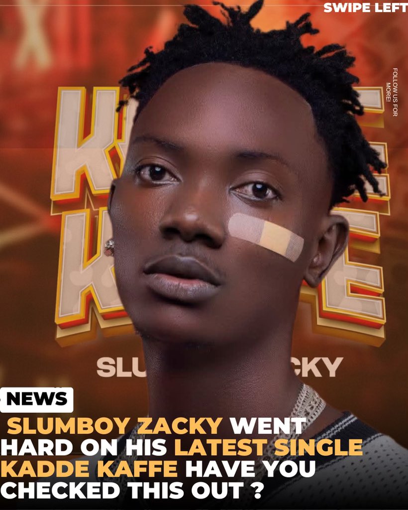 lyriclab_ug's tweet photo. 🚨NEW MUSIC
👤SLUMBOY ZACKY
💿KADDE KAFFE
📆16.02.2026 https://t.co/1Rhz2HZF45