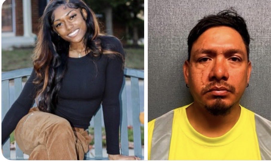 VernonForGA's tweet image. How long ago was Da Cara Thompson, a 19 year old black teenager raped murdered, and her body thrown over a bridge into an ice cold river by this illegal monster you protect ICE from capturing?
Say her name or shut up!