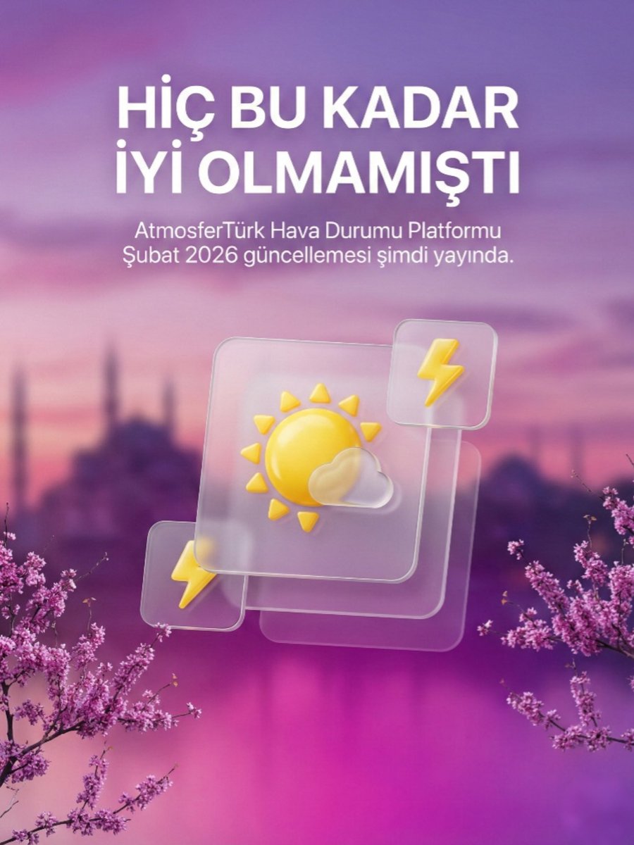 Güncelleme notlarını okumak ve yenilikleri keşfetmek için 👇🏻
taap.it/HavaDurumu