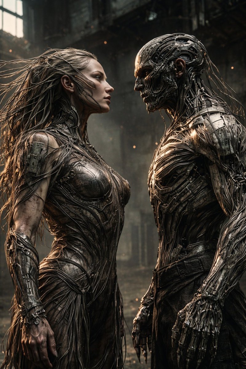 IzamAether_'s tweet photo. #Biomech #SciFiArt #CinematicArt #AIart https://t.co/S5fwQq82Yt