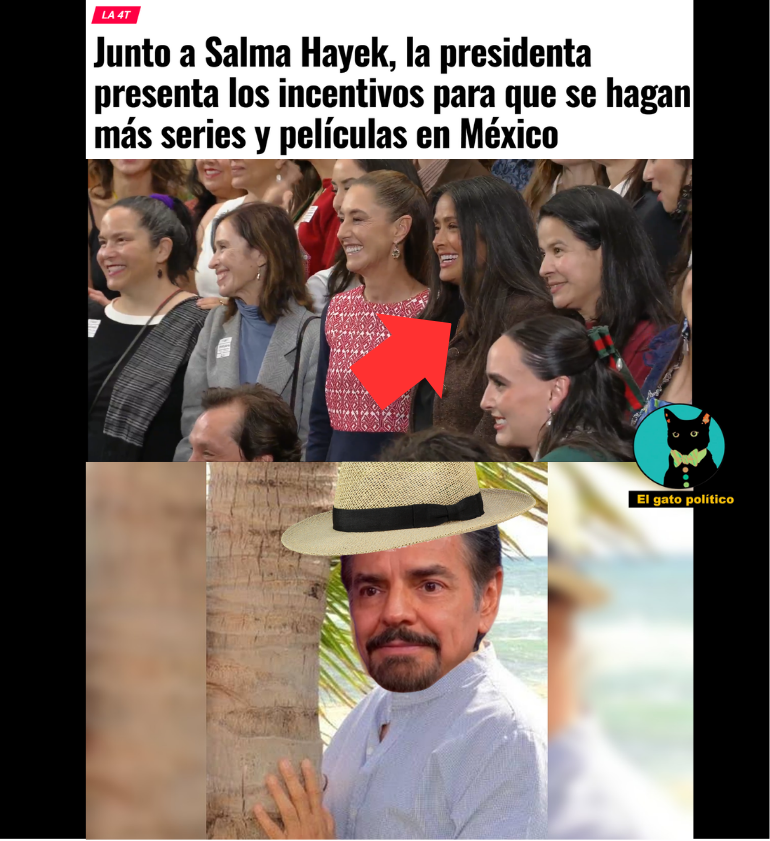elgatopolitico_'s tweet photo. 🔴​🔴No sean así. 
#SalmaHayek #EugenioDerbez https://t.co/0VgafKTyqP
