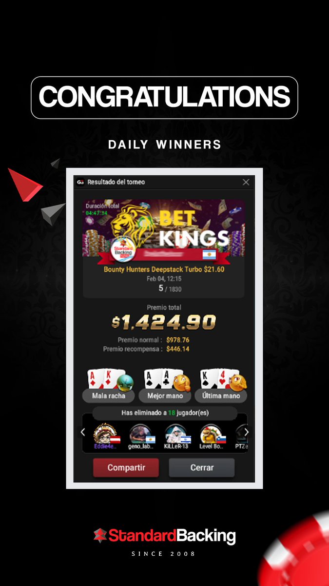 This is what consistency looks like. 🧠
Strong sessions, strong results.

👉 Join Standard Backing: standardbacking.com