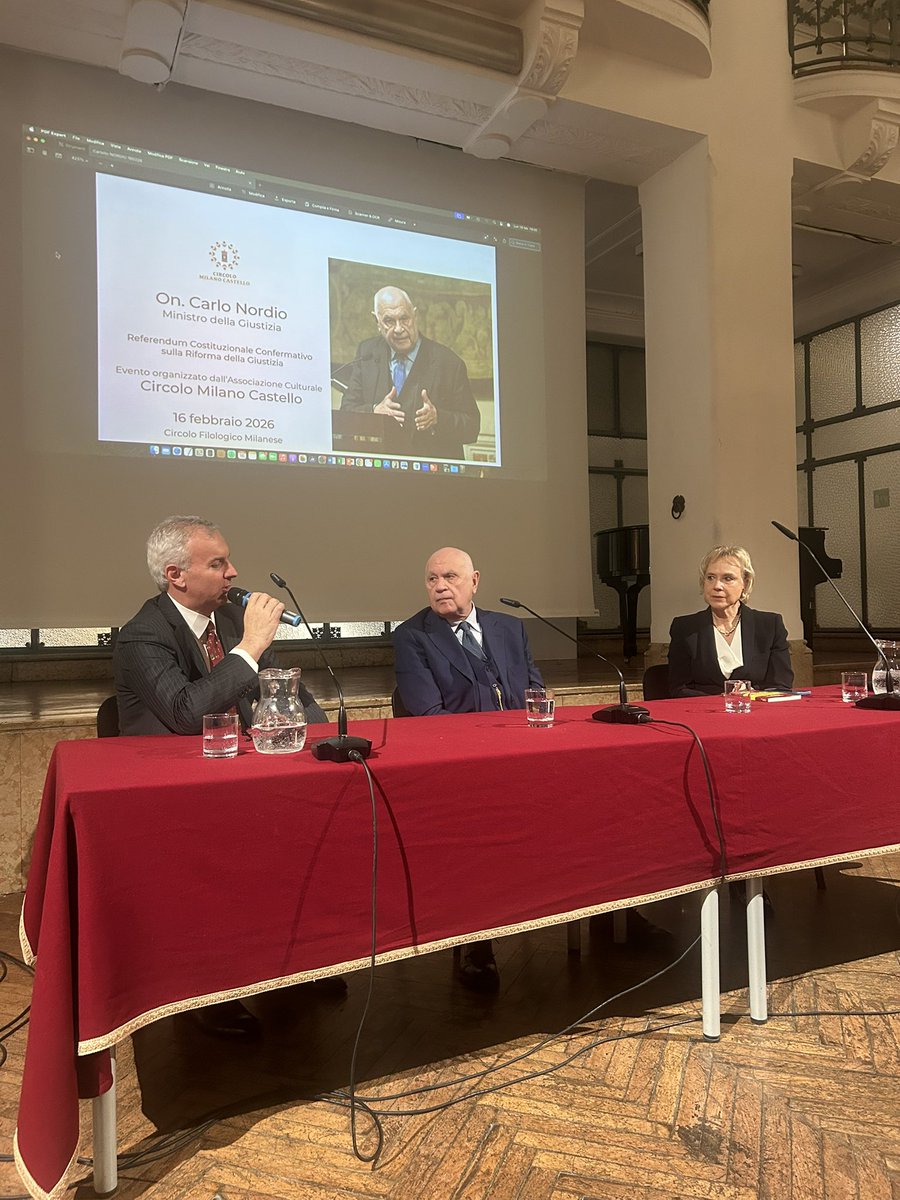 Con il ministro Nordio, in Municipio1 a Milano, diciamo perché votare SI al referendum dal 22 e 23 marzo ✅🇮🇹