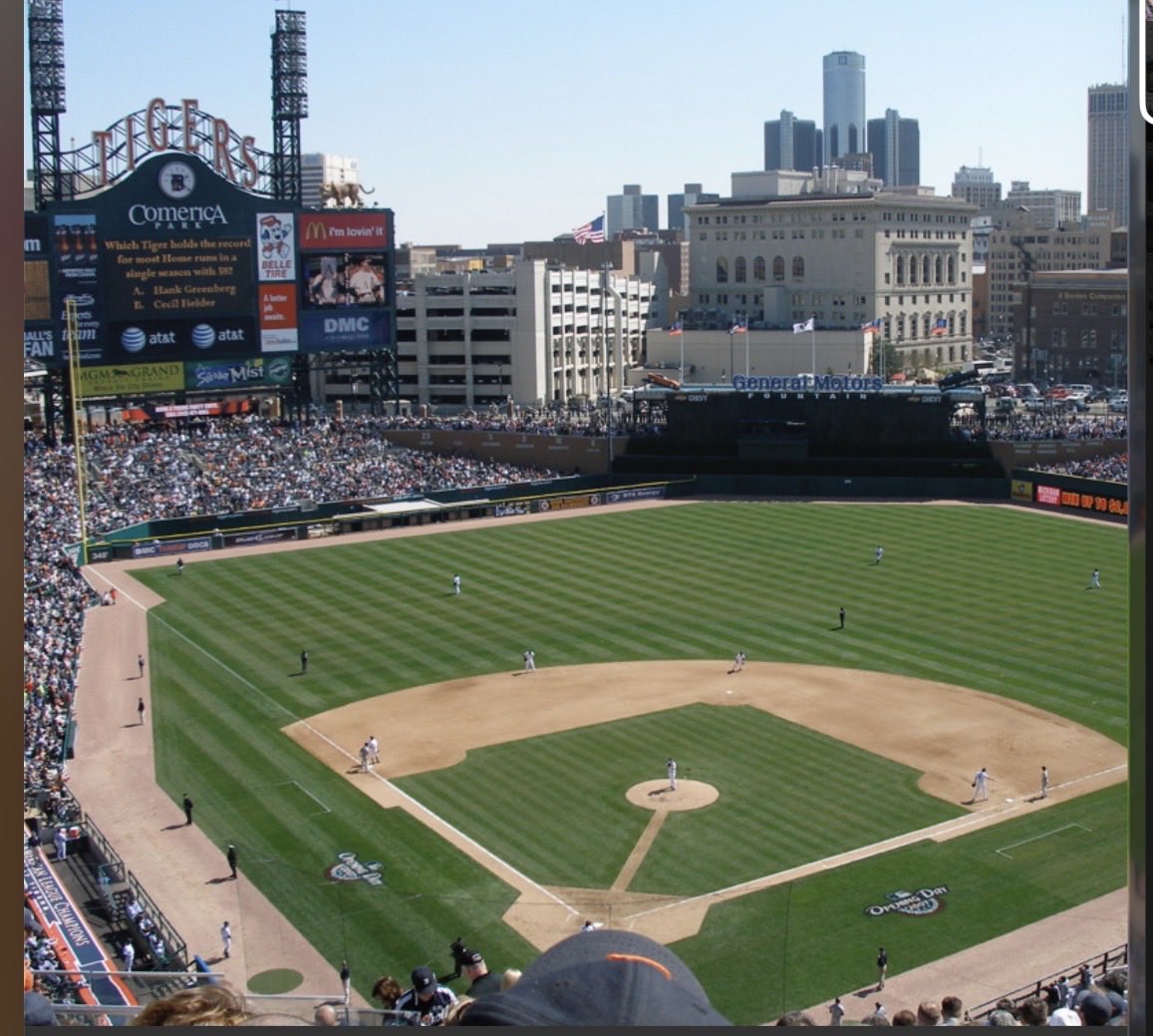 Lisa3a7's tweet image. Comerica Park is amazing! My Dad and I are Tiger fans from the northeast, so only 1 trip ever to Comerica. July 21, 2023 Max Clark newly drafted 3rd threw out the 1st pitch. I was lucky enough to be there!