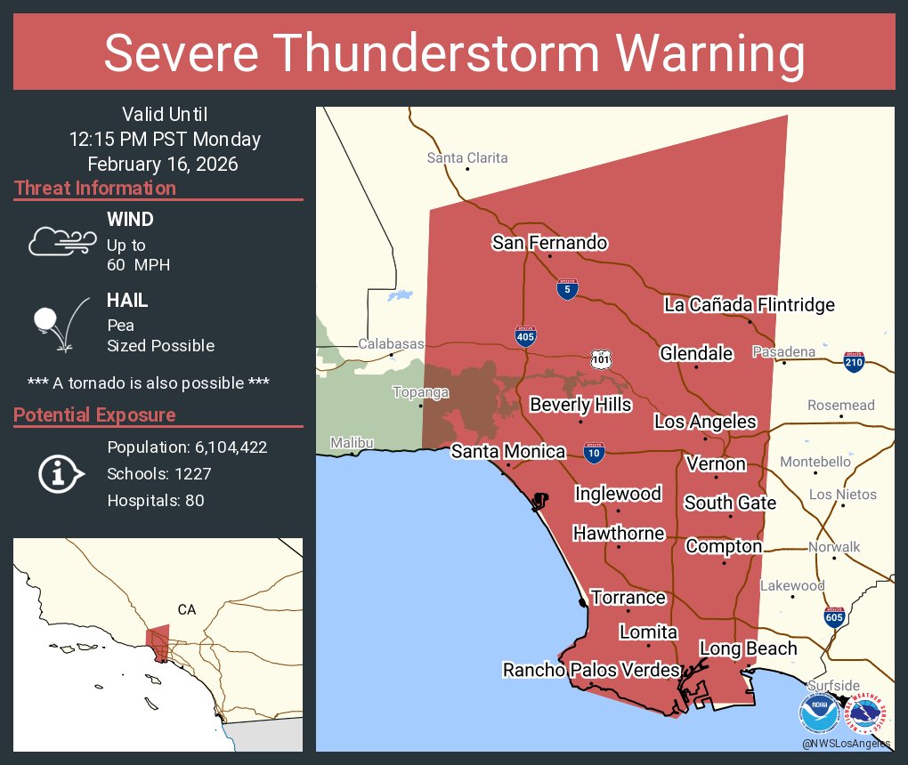 NWS Los Angeles tweet media