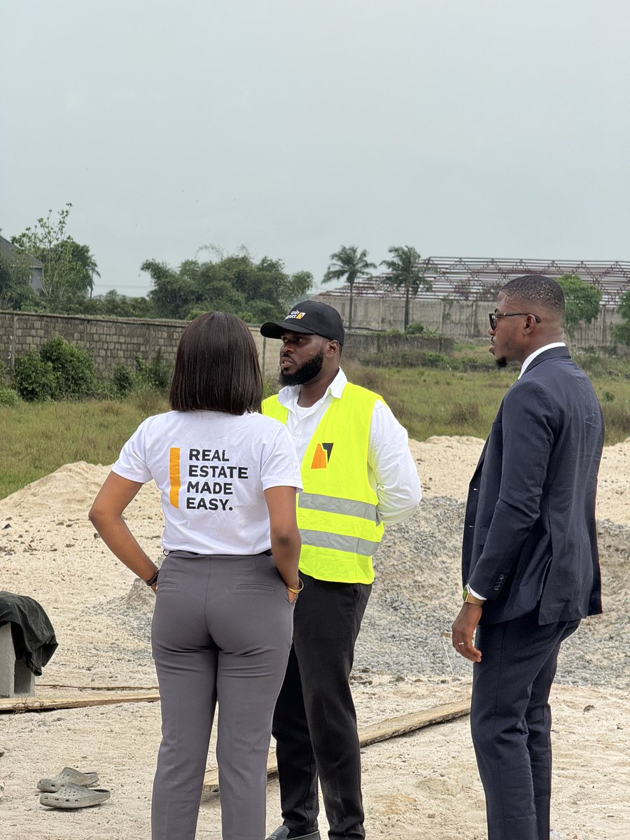 Today, alongside my wife and co visioner, we visited our project sites here in Port Harcourt because leadership is not about sitting in the office. It is about showing up where the real work is being done and ensuring that standards are not just promised but delivered.

What we