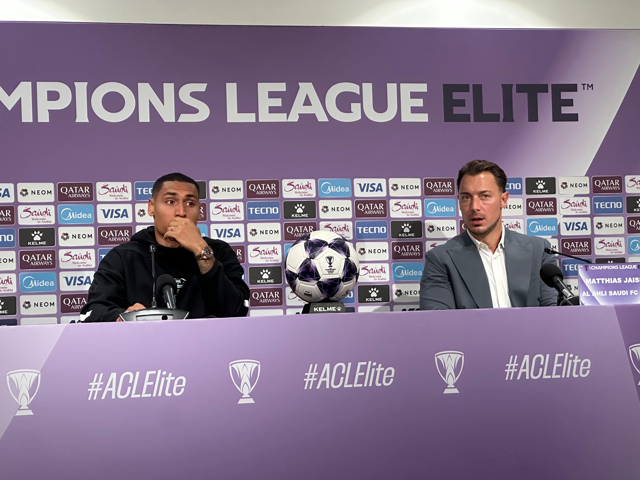 ماتياس يايسله مدرب الأهلي في المؤتمر الصحافي: - لو فكرت قبل المباراة بساعتين أنني أستطيع الفوز بهذه النتيجة لكان الأمر أصعب علينا. #الأهلي_شباب_الأهلي 