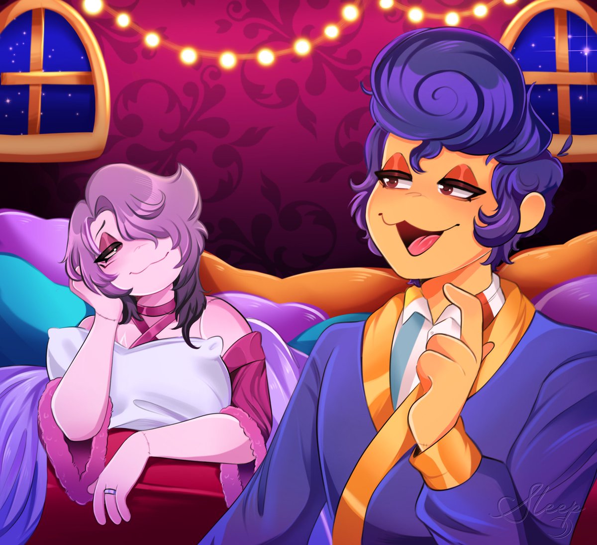 ╰┈➤ I don't think Wally knows at sleep overs ur suppose to sleep. He keeps rambling on about...hm.. I don't remember 💤
. 
. 
. 
(Putting on this tag since nsfw in this account as well) 
#playfellowxxx