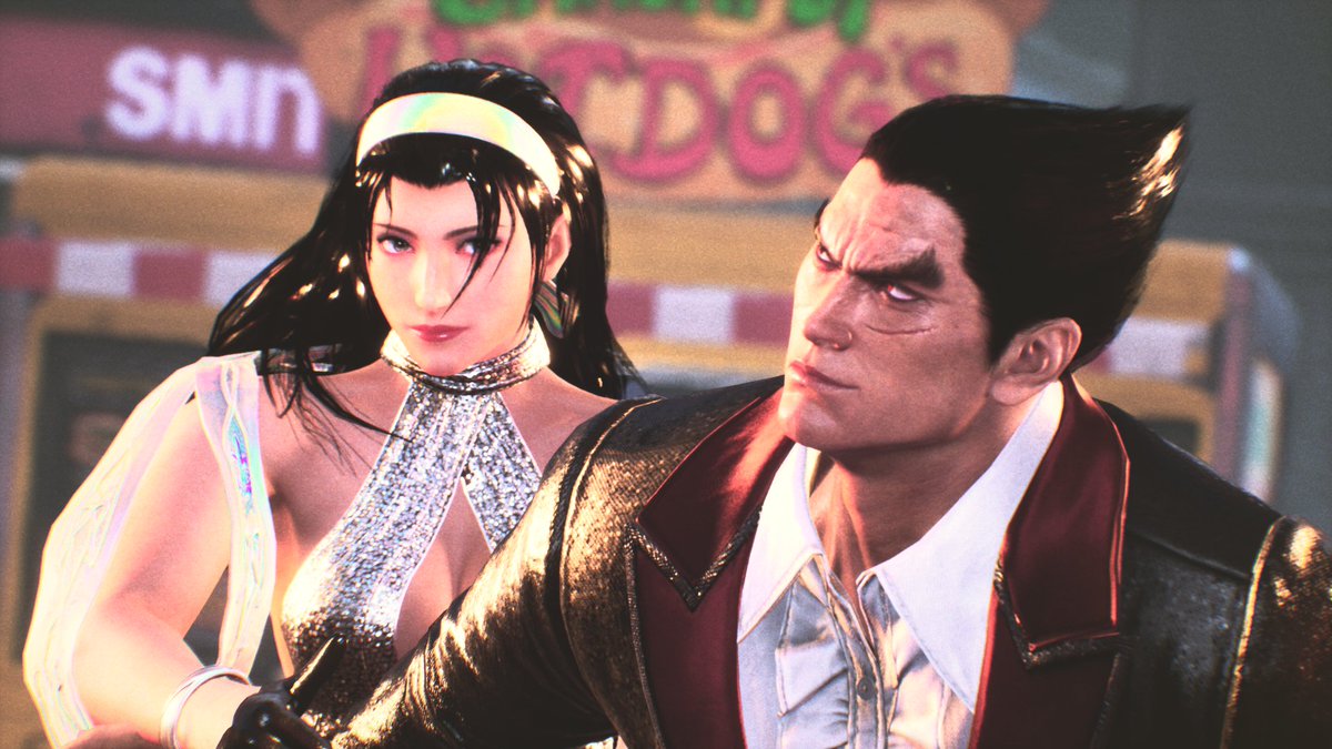 nightcatyy's tweet photo. KazuJun downtown date night
#Tekken8PhotoMode #JunKazama #KazuyaMishima https://t.co/DNB4PFwcfh