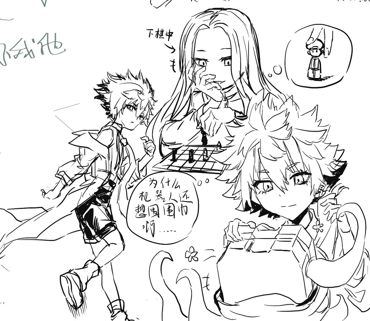 和朋友们一起画了科技部