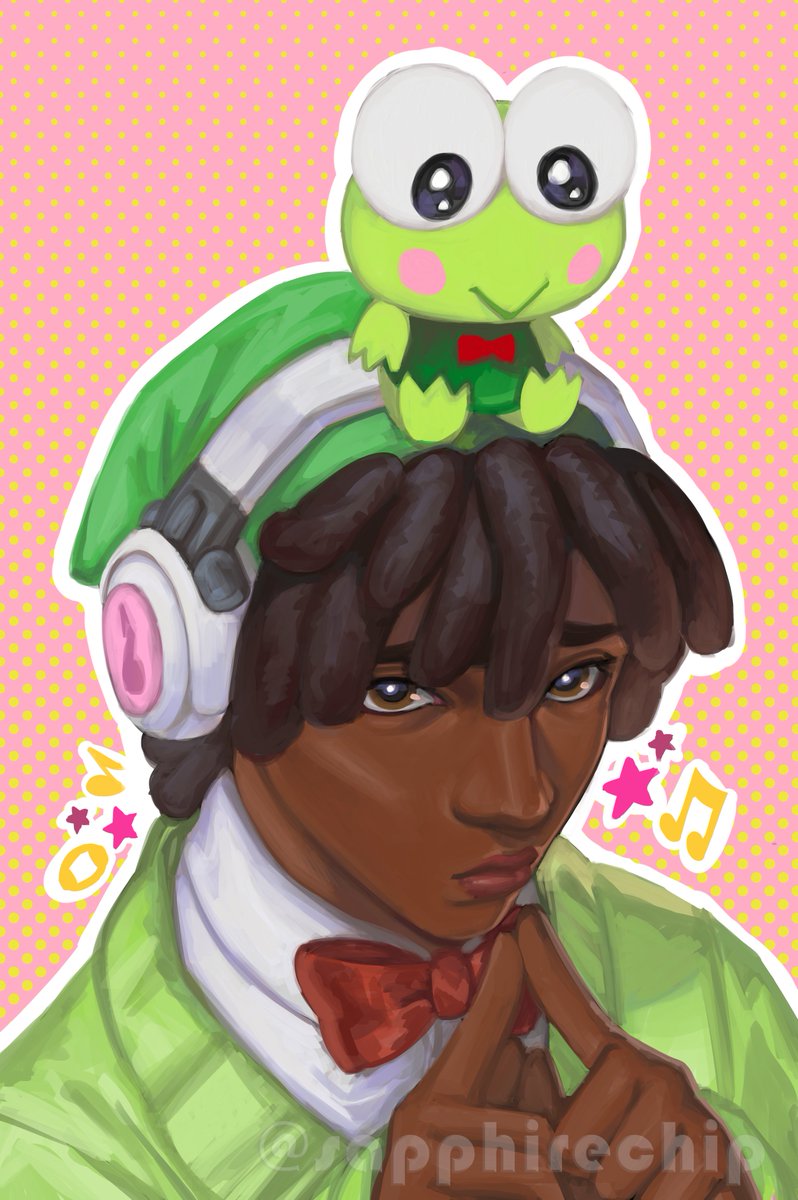 Type of guy to wear a frog on his head 🐸#lucio moment