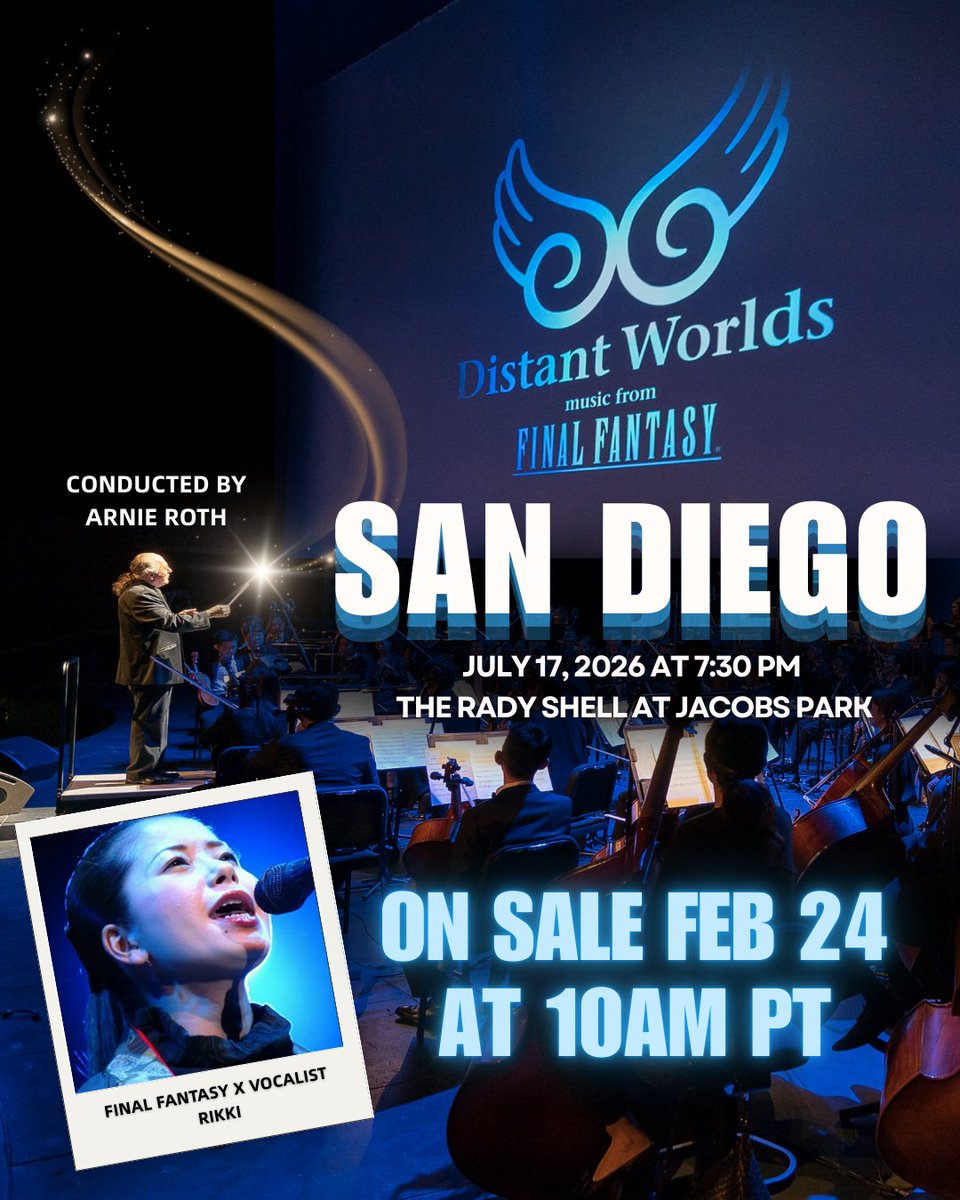 Distant Worlds: music from FINAL FANTASY tweet media