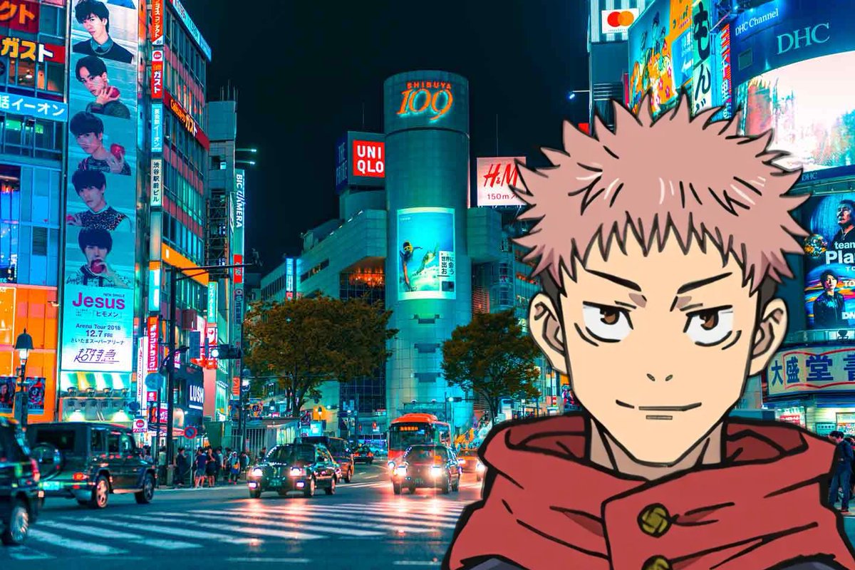 hi guys!!!! look!!! I’m at shibuya for a mission!!! This is gonna be awesome. Happy Halloween!