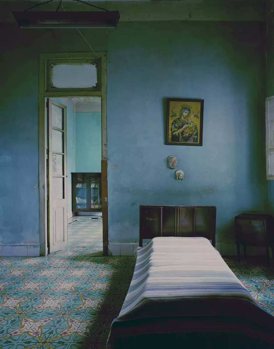 Blue Bedroom, Havana, 1999 • Michael Eastman •