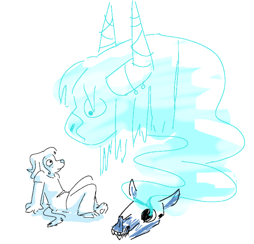 The Sexy cow skull ghost