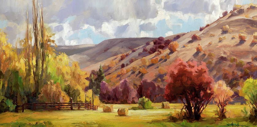 SHendersonArt's tweet image. All around us on this planet we are surrounded by magical landscapes of beauty, color, peace and calm. May we not rush through them on our way to someplace else.

Autumn Illuminated art print -- Find it at SteveHendersonArt.

#landscape #country #art