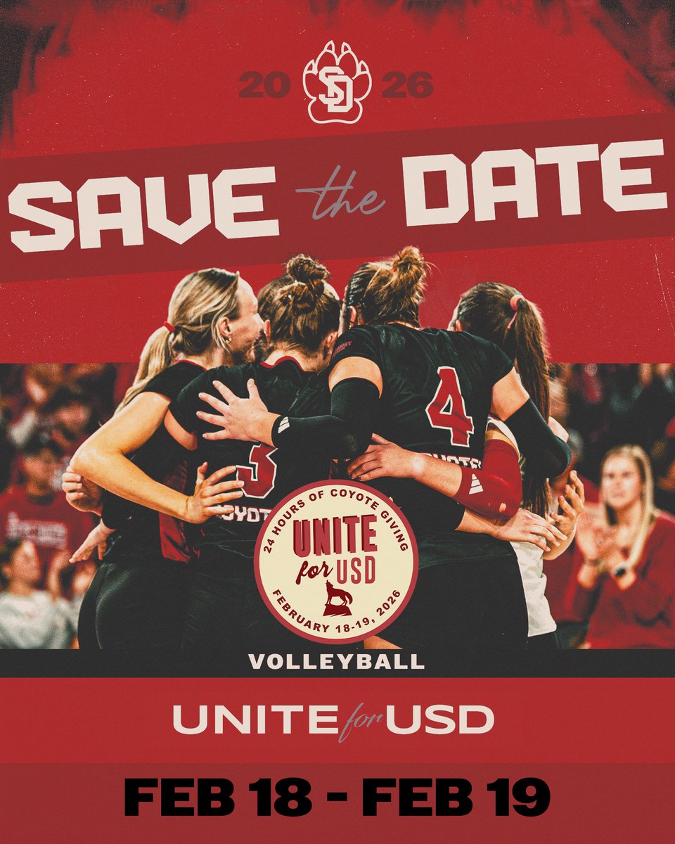 South Dakota Volleyball tweet media