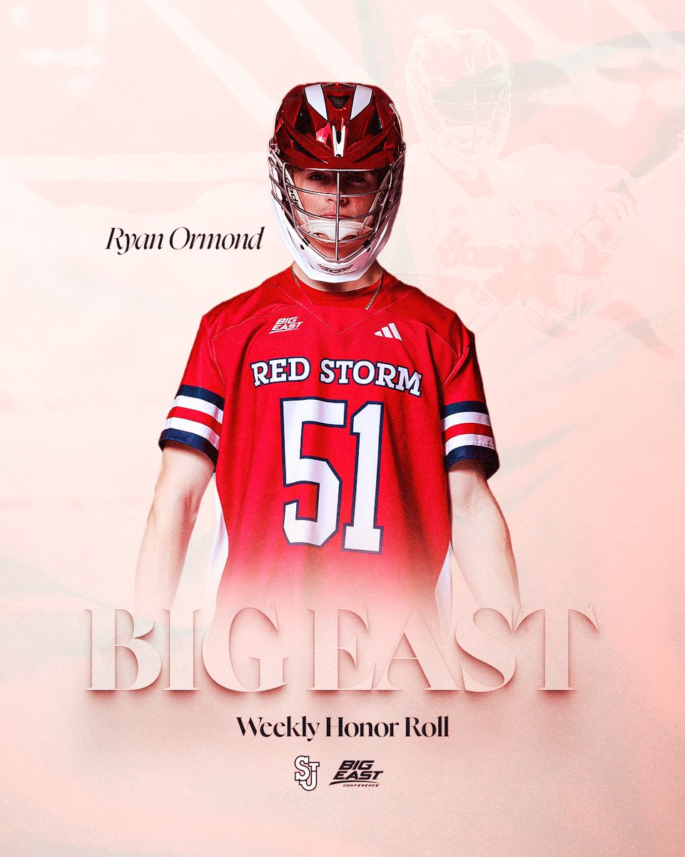 StJohnsLax's tweet photo. Well earned BIG EAST recognition for Chase Huggard and Ryan Ormond! 👏🔥

#RedStorm https://t.co/5rdgwUUgi9
