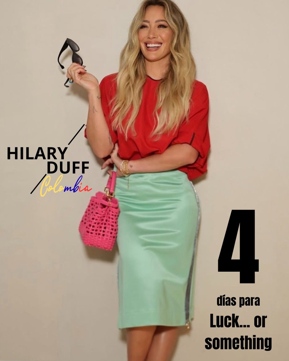 HilaryDColombia's tweet photo. 4 días para Luck... or something!!!

Ya pre-guardaron el Album? https://t.co/lsSIutJfEq