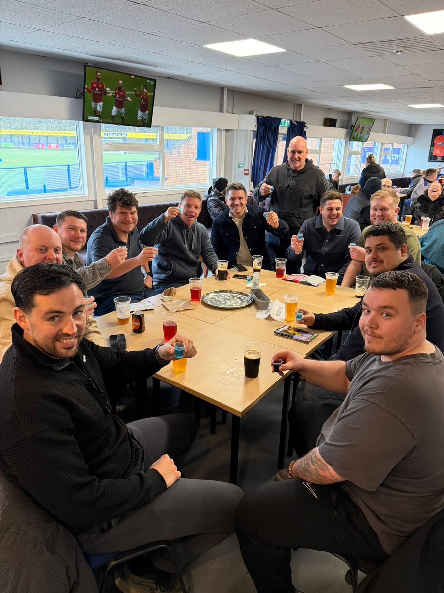 leektown's tweet photo. Celebrations at Leek Town are always memorable!

The VP experience vs Gainsborough was extra special for Ryan Goldsmith &amp; his stag party - perfect for birthdays, anniversaries, or any big occasion

Get in touch to book your spot and join us for an amazing day at the club! ⚽️🎉 https://t.co/7Ohrh97Hrv