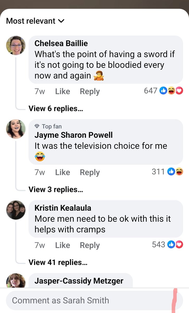 The sword comment though 🤣🤣😂😂😆 #period #sex #funny