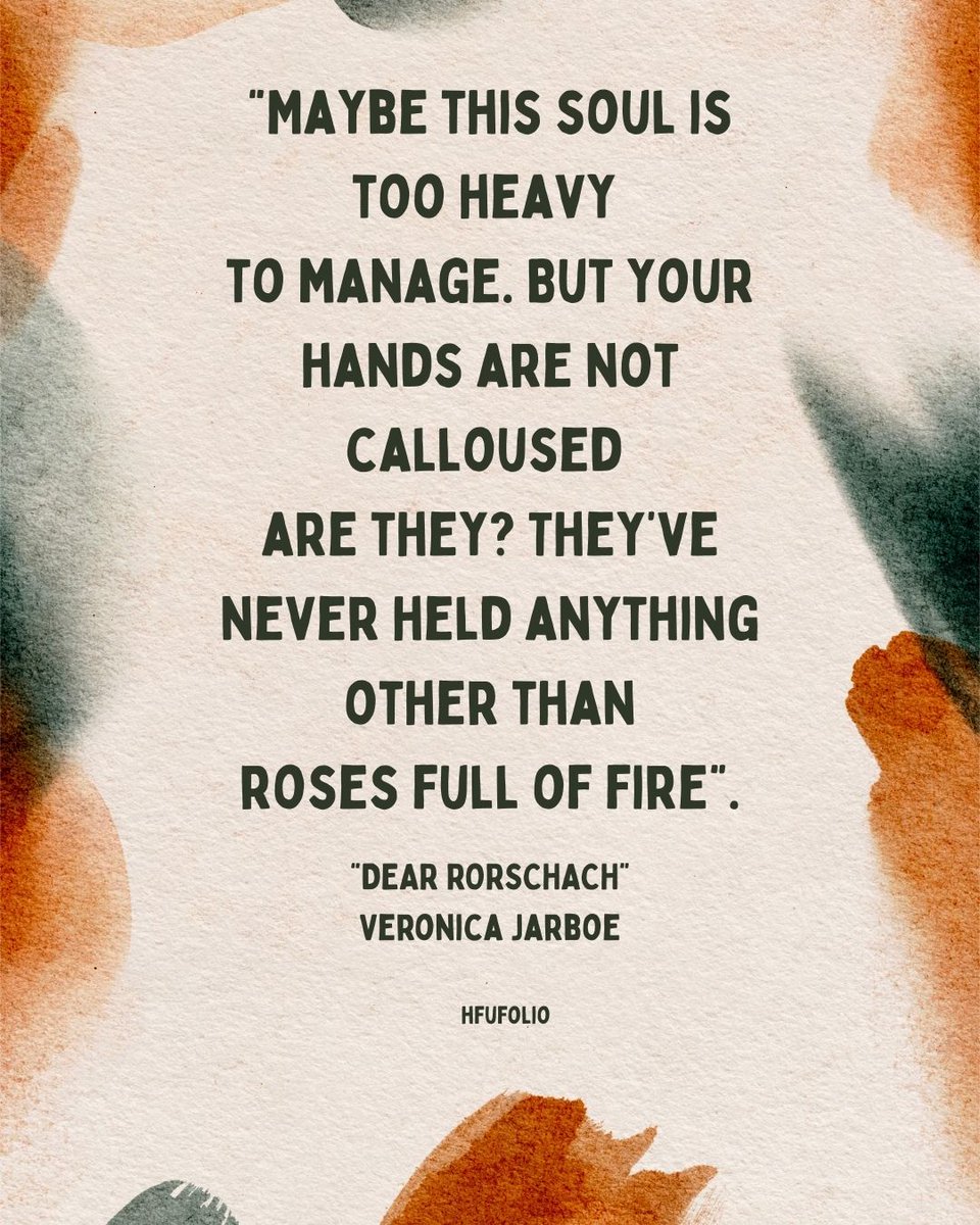 This piece from Folio 48 is beautifully written. "Dear Rorschach" by Veronica Jarboe is available to read on foliomagazine.org! Inspired? Submit your own written work or art by March 1st!