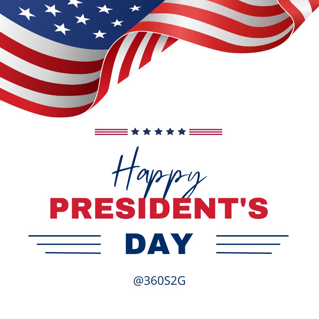 360S2G's tweet photo. Happy President’s Day 🇺🇸

At 360S2G, we celebrate leadership that builds stronger communities—and remain committed to delivering smart, dependable technology solutions.

#PresidentsDay #360S2G #Leadership #Technology https://t.co/3l78pFMipQ